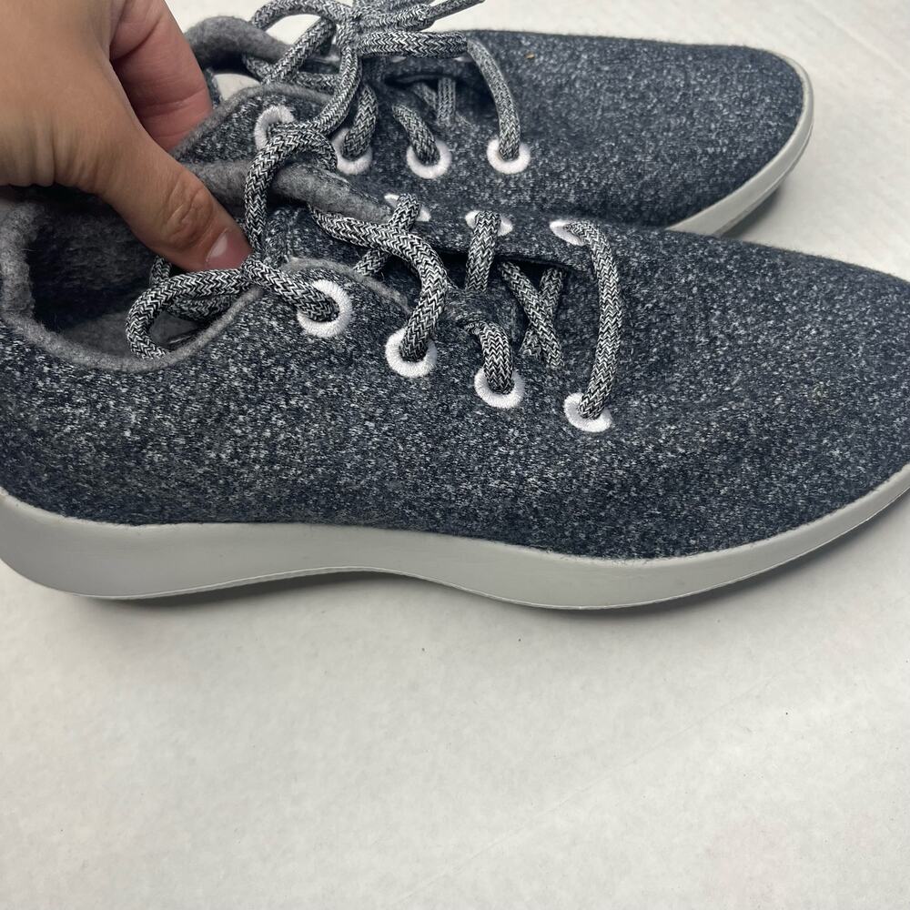 Allbirds Wool Runners Gray Women’s Size 9 WRW9 Lace Up Sneakers Comfort Casual - Picture 6 of 12
